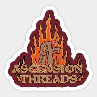 Ascension Threads Fire Sticker